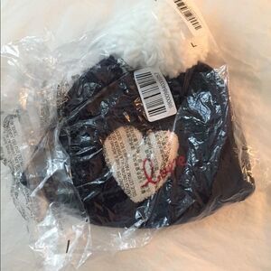 Kids Fleece Heart Hat